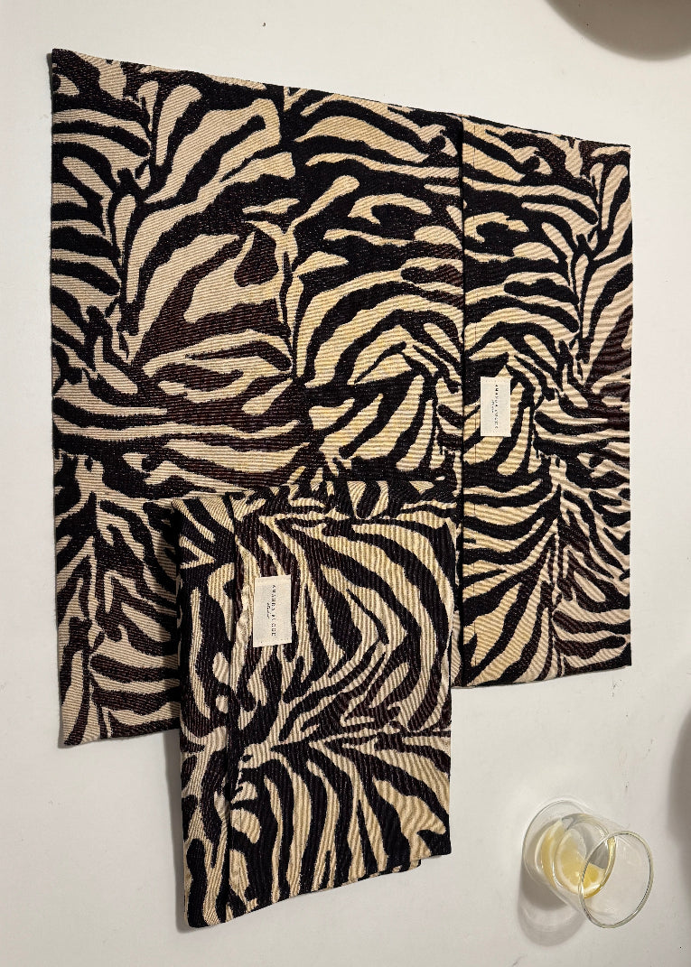 Black and white zebra print cushion cover for sofa or home décor