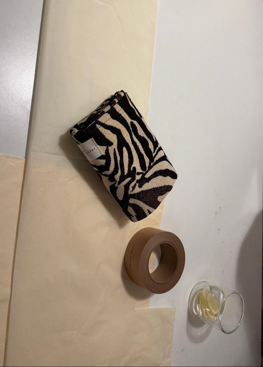 Black and white zebra print cushion cover for sofa or home décor
